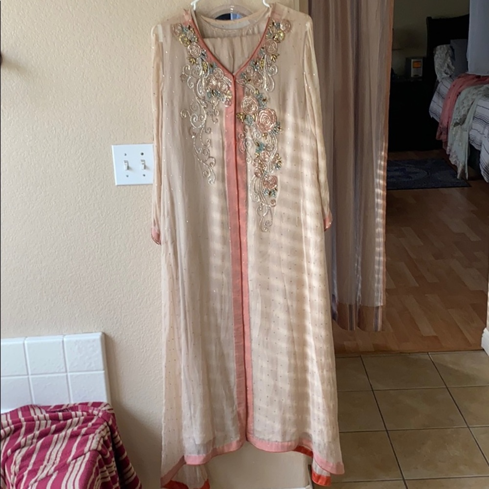 4 pc Indian Pakistani dress shalwar kameez